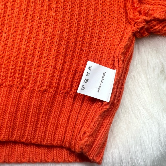 Zaful drop shoulder mock neck sweater size S - Picture 4 of 8